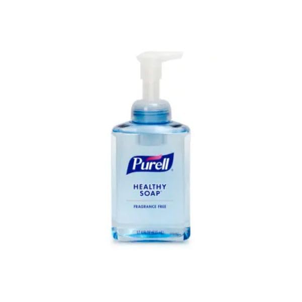 PURELL® HEALTHY SOAP Gentle & Free Foam - 1.09 lb - Pump Dispenser - Dirt Remover, Kill Germs - Hand, Skin - Moisturizing - Clear - Phthalate-free Beauty & Personal Care GOJO