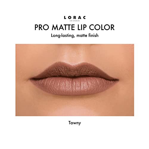 LORAC PRO Matte Lipstick, Greige | Long-lasting Color | Antioxidant Infused, Cruelty Free, Gluten Free, Vegan Beauty & Personal Care LORAC