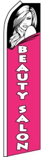 BEAUTY SALON Lady Pink White Black Beauty & Personal Care Mission Flags