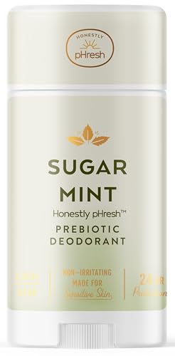 Honestly pHresh Prebiotic Natural Deodorant for Women - Aluminum & Baking Soda Free with 24 Hour Odor Protection. Clean Vegan Deodorant for Sensitive Beauty and Personal Care Honestly pHresh