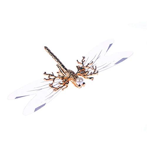 canjoyn 3 Pcs Baroque Fancy Gold Tone Alligator Hair Clips Dragonfly Starfish Hair Clips Bridal Pearl Prom Hair Pins Wedding Hair Barrette Accessories Beauty & Personal Care canjoyn