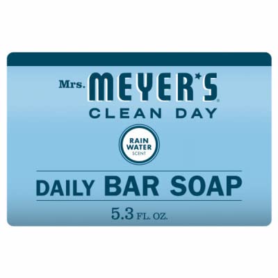 MRS. MEYER'S CLEAN DAY 11220 Bar Soap, Rain Water Scent, 5.3-oz. - Quantity 12 Beauty & Personal Care Mrs. MEYER'S