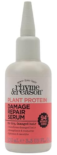 R R Rhyme & Reason Damage Repair Hair Serum 3.3 Fl Oz. For Dry & Damaged Hair. Reduce Hair Breakage. (1 Pack) Beauty & Personal Care R R