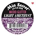 Mia Secret Professional Nail System Micro Glitter - .25 oz (Light Amethyst) Beauty & Personal Care Mia Secret