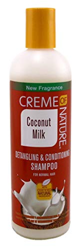 Creme Of Nature Coconut Milk Detangling Shampoo 12 Ounce (Pack of 2) Beauty & Personal Care Creme of Nature