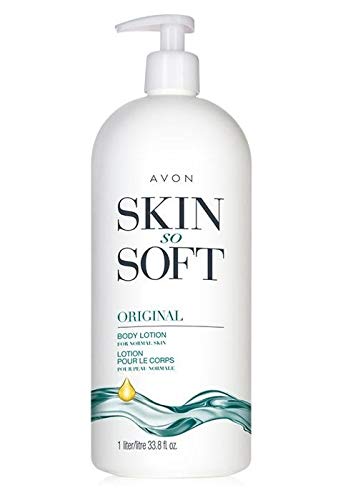 AVON Skin So Soft Original Bonus-Size Body Lotion with Jojoba Oil - Non-Greasy Nourishing Moisturizer for Normal to Dry Skin -Fresh Scented Hydrating Beauty & Personal Care AVON