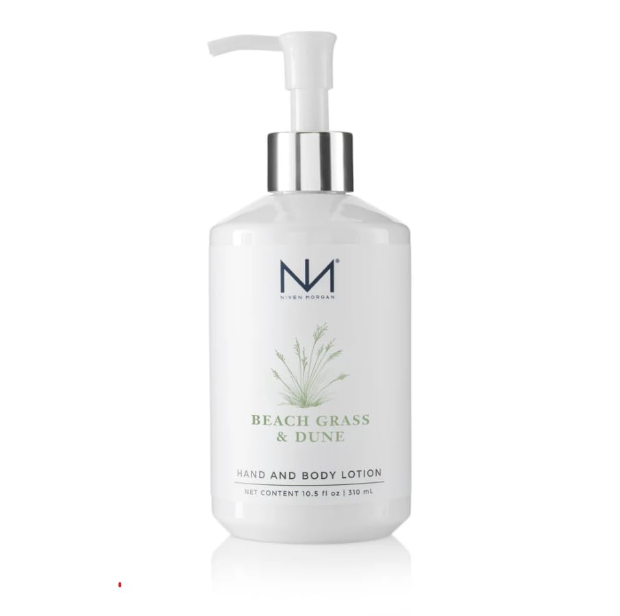 Quantum Cosmetics Niven Morgan Beach Grass & Dune Hand and Body Lotion, 10.5 fl oz Beauty & Personal Care Quantum Cosmetics