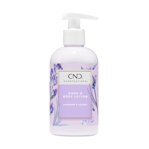CND Scentsations Hydrating Hand & Body Lotion, Lotion for Dry Skin, Moisturizing Formula for Healthier, Softer Skin, Nice Scented, Lavender & Jojoba Beauty & Personal Care CND