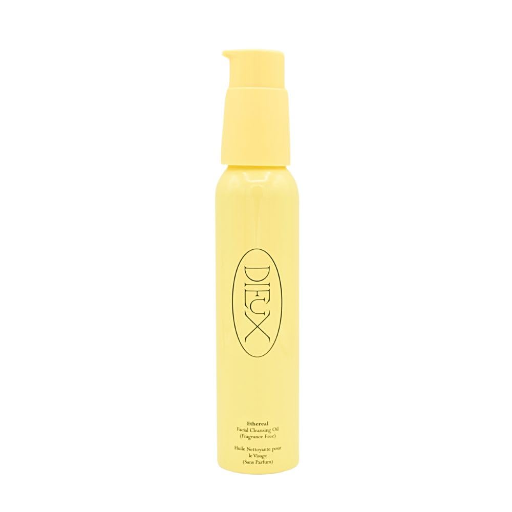 Dieux Ethereal Makeup Removing Concentrated Cleansing Oil - 3.38 oz Waterproof Makeup & Sunscreen Melting Oil for Soft, Clean Skin