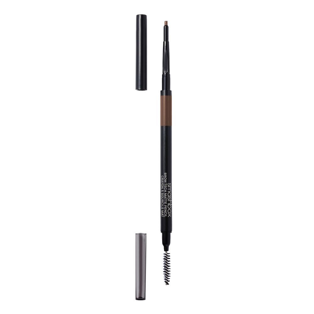 Smashbox Brow Tech Matte Eyebrow Pencil | Waterproof, Smudge Proof + Long Lasting Brow Pencil with Spoolie Brush, Brunette Beauty & Personal Care Smashbox
