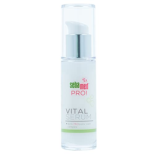 Sebamed PRO! Vital Serum - Probiotic Care Complex with Hyaluronic Acid and Bengali Coffee Leaf Extract - Prevents Wrinkle Formation and Supports Beauty & Personal Care SEBAMED