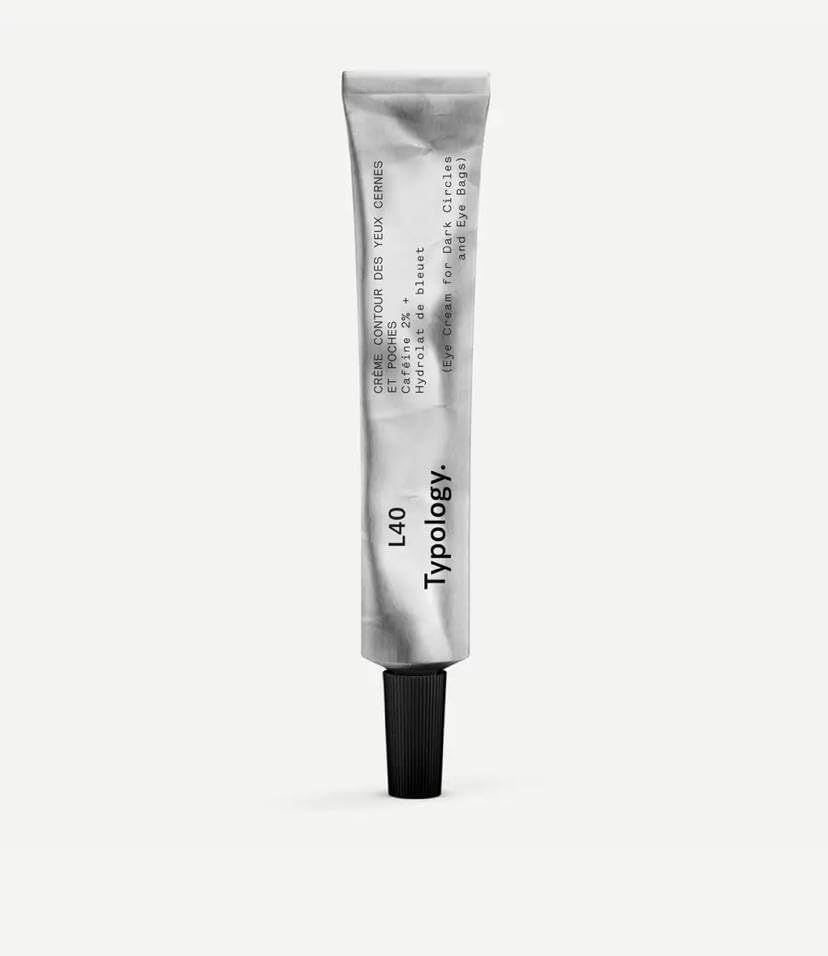 Typology Eye Cream for Dark Circles and Eye Bags 2% Caffeine + Hydrolate Cornflower & Complimentary BlueBerry Sheet Masque Beauty & Personal Care Typology