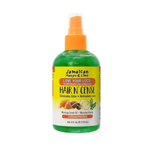 Jamaican Mango & Lime Love Your Locs Hair N'Cense Spray - Lightweight Odor-Eliminating & Scalp Refresh Spray for Locs, Braids, Twists & Natural Hair 4 Beauty and Personal Care Jamaican Mango & Lime Default Title