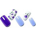 GLAMERMAID Dark Purple Press on Nails Medium Square, Floral Blossom Deep Purple Gel False Nals, Tulip Glue on Nails Kit for Women, Natural Lavender Beauty & Personal Care GLAMERMAID
