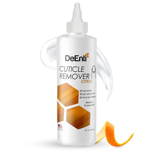 DeEnti Instant Cuticle Remover Gel, Professional Cuticle Softener with Instant 15-Second Removal, 8oz Bottle for Hand, Foot & Nail Care, Salon Quality Beauty and Personal Care DeEnti Default Title