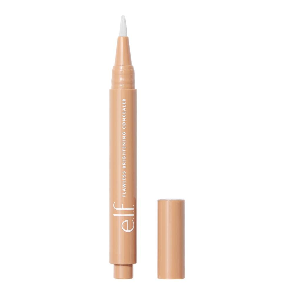 e.l.f. Flawless Brightening Concealer, Illuminating & Highlighting Face Makeup, Conceals Dark Under Eye Circles, Tan 48 N, 0.07 Fl Oz Beauty & Personal Care e.l.f.