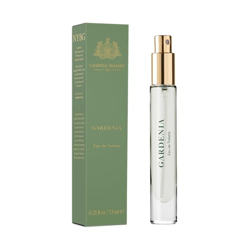 Caswell-Massey Gardenia Eau de Toilette Spray, Feminine Floral Perfume with Citrus Zest, Gardenia & Peony, Made in USA, 0.25 Oz Beauty & Personal Care Caswell-Massey