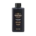 Mistral Men's Body Wash & Shampoo, Black Amber 13.5 oz | 2-in-1 Natural Shower Gel for Men | SLS, Paraben & Phthalate Free | Natural Men’s Body Wash Beauty & Personal Care Mistral