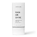 RAIN OR SHINE Anti Aging Face Sunscreen SPF 50 for Clear Skin with Green Tea, Hyaluronic Acid, Vitamin E Oil, Ginseng Extract, Licorice Root - SPF Beauty & Personal Care JAXON LANE