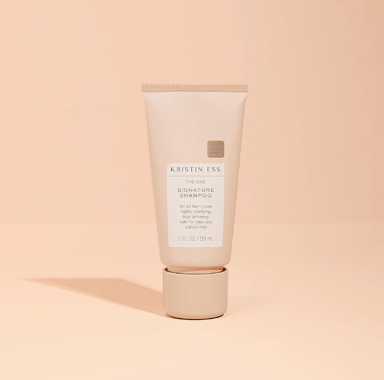 Kristin Ess Signature Travel Size Salon Shampoo + Conditioner Set for Moisture, Softness + Shine - Anti Frizz + Lightly Clarifying - Sulfate Free Beauty & Personal Care Kristin Ess