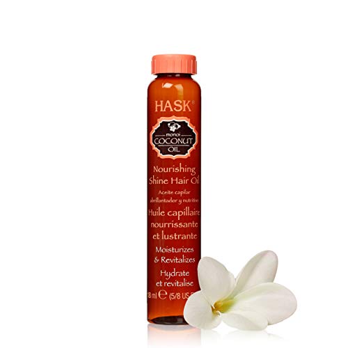 HASK Nourishing Monoi Coconut Shine Oil Vial, 0.625 Ounce (HA32378) Beauty & Personal Care HASK