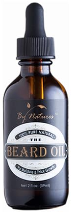 By Natures 100% Pure Natural Beard Oil 2.0 Fl Oz (Pack of 1) Beauty and Personal Care By Natures