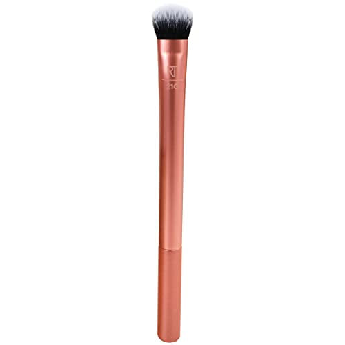 Real Techniques Expert Concealer Brush, Conceal Under Eyes & Cover Blemishes, Makeup Brush For Blending Liquid & Cream Concealer, Brighten Dark Beauty and Personal Care Real Techniques Default Title