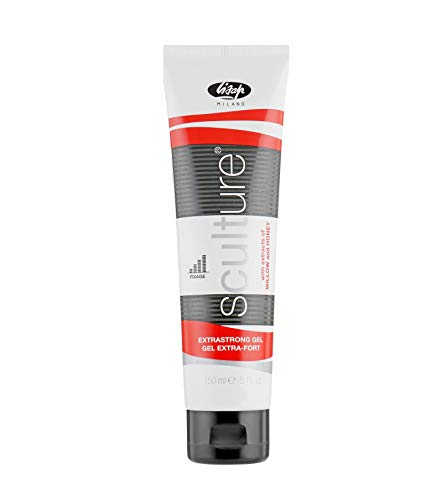 Lisap Sculture Extrastrong Hair Gel - Strong Hold Styling Hair Gel for Men & Women - Enriched with Honey Extracts & UV Protection - Professional Mens Beauty & Personal Care Lisap