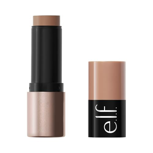 e.l.f. Soft Glam Cream Bronzer Stick, Buildable Cream Bronzer for A Long-Lasting Sculpted Glow & Satin Finish, Twist-Up Design, Vegan & Cruelty-Free Beauty & Personal Care e.l.f.