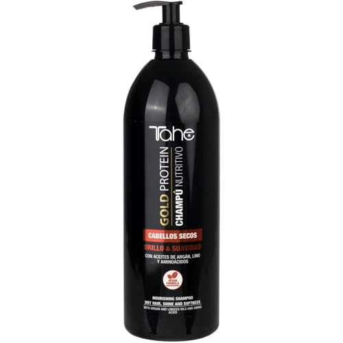 Tahe Gold Protein For Dry Hair Kit - Shampoo 1000ml + Mask 1000ml - Nourishing & Softness Beauty & Personal Care Tahe