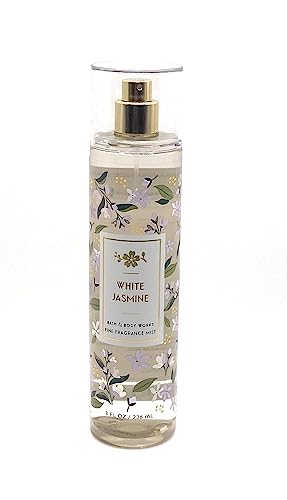 Bath & Body Works White Jasmine Fine Fragrance Mist 8 Fluid Ounce Spray Beauty & Personal Care Bath & Body Works