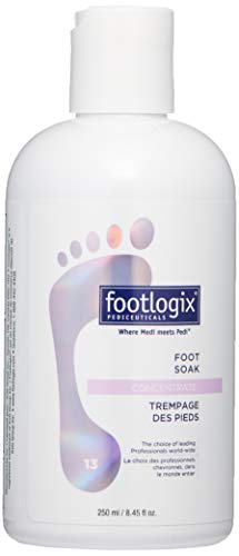 FOOTLOGIX Foot Soak Concentrate, 8.45 oz - Gentle Cleansing, Foot Bath Soak, Soften Dry Feet and Calluses Beauty & Personal Care FOOTLOGIX