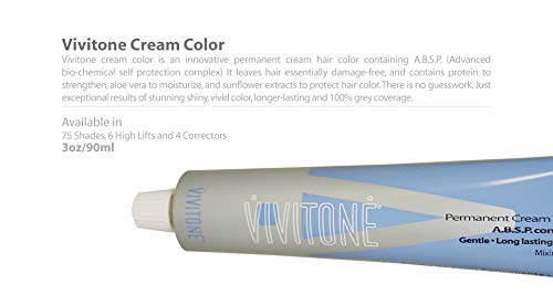 Vivitone Permanent Cream Hair Color 3 oz (7NN Double Natural Blonde) Beauty & Personal Care Montibello