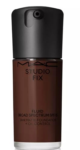MAC Studio Fix Fluid Foundation, SPF 15, 24HR Matte, Oil Control, NW60 Beauty & Personal Care MAC