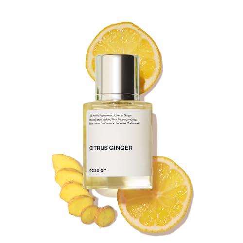 Dossier - Citrus Ginger - Eau de Parfum - Perfume Luxury - Pure Infused - For Men - Fragrance 1,7 Fl 0z (50ml) Beauty & Personal Care Dossier