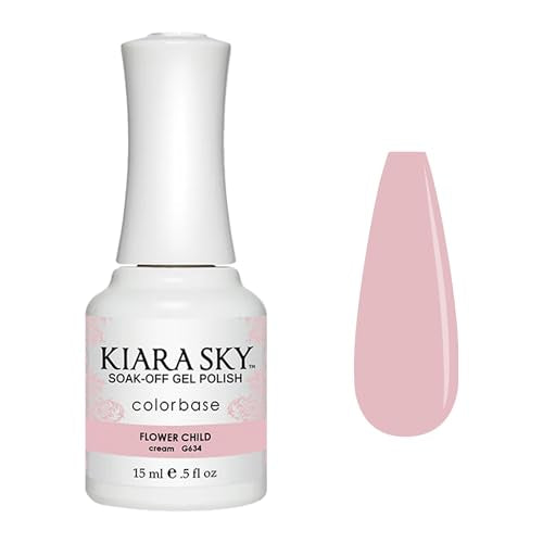 Kiara Sky Soak Off Gel Nail Polish 0.5 fl oz, MATCHA LATTE (G635) Beauty & Personal Care KIARA SKY