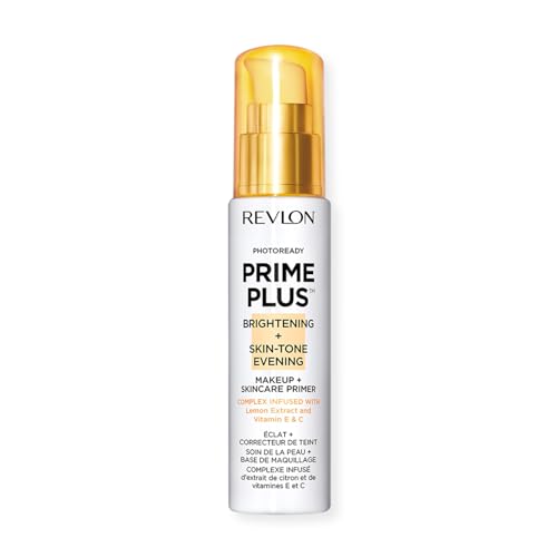 REVLON PhotoReady Prime Plus Face Makeup Primer, Brightening & Skin Tone Evening, 1 Oz Beauty & Personal Care REVLON