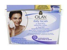Olay Daily Facials Clarity Lathering Cloths (25 CLOTHS) Beauty & Personal Care Olay