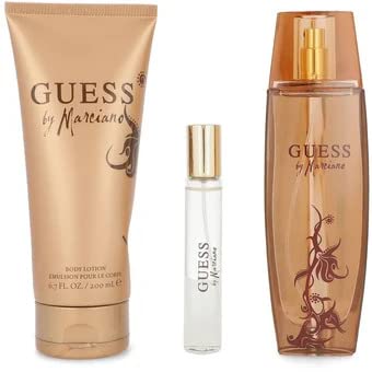 Guess by Marciano 3 Pc Gift Set 3.4oz EDP Spray, 0.5oz Travel Spray, 6.7oz Body Lotion GIFTSET Beauty & Personal Care GUESS