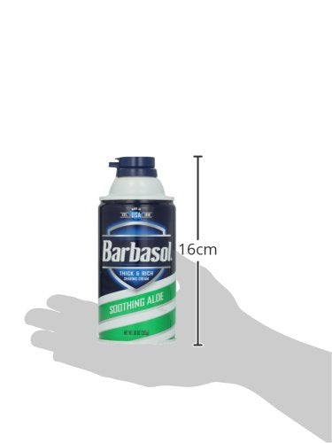 Barbasol Soothing Aloe Thick & Rich Shaving Cream 10 Oz (2 Pack) Beauty & Personal Care Barbasol
