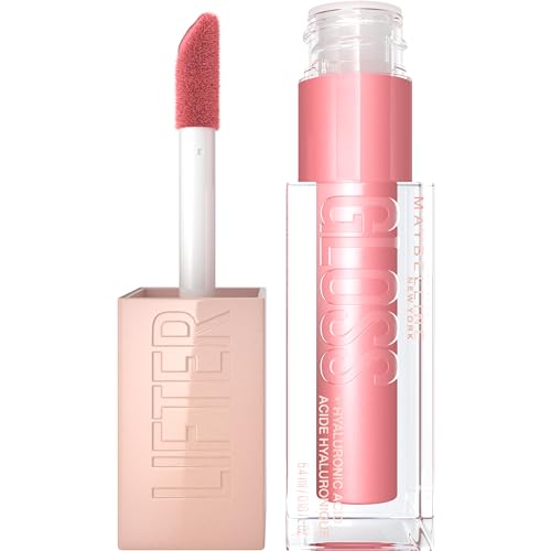 Maybelline Lifter Gloss, Hydrating Lip Gloss with Hyaluronic Acid, High Shine for Plumper Looking Lips, Silk, Warm Mauve Neutral, 0.18 Ounce Beauty & Personal Care MAYBELLINE