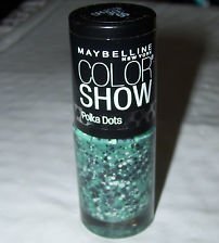 New Maybelline Color Show Nail Lacquer Polka Dots -55 Drops of Jade