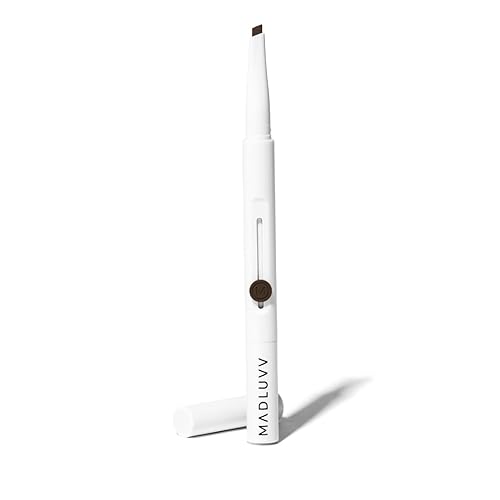 MADLUVV Exacto Brow Pencil for Flawless, Long Lasting, Realistic Brows with Dual-Ended Design Featuring Retractable Blade Tip for Precise Hair Like Beauty & Personal Care MADLUVV