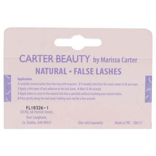 Carter Beauty On The Lash - 3D Artificial Eyelashes - Adds Volume And Depth - Adds A Touch Of Elegance - Feather Weight - Creates A Sophisticated… Beauty & Personal Care Carter Beauty