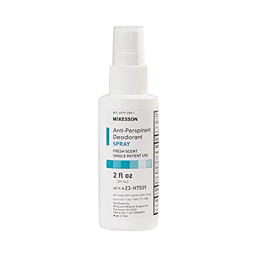 McKesson Antiperspirant Deodorant Spray [Pack of 1] Mini Travel Size, Alcohol-Free, Fresh Scent, 2 fl oz Beauty and Personal Care McKesson
