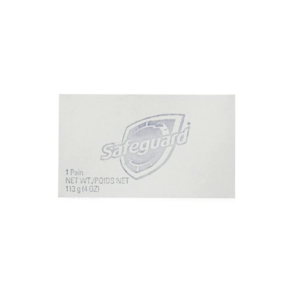 Safeguard White Soap, 4 Oz Ea. - 12 Packs x 4 Count, 48 Bars Case Beauty & Personal Care Safeguard
