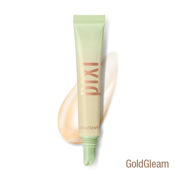 Pixi Beauty LipTone pH Reactive Lip Gloss in GoldGleam | Color Changing Tinted Lip Balm with Rosehip Oil & Shea Butter | Non-Sticky Mirror-Shine Beauty & Personal Care Pixi