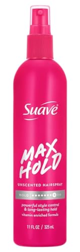 Suave Hairspray Max Hold 11 Ounce Unscented Pump (Pack of 2) Beauty & Personal Care Suave