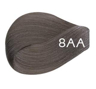 Vivitione Permanent Cream Color (8AA Light Ash Ash Blonde) 3oz. - 100% Grey Coverage, Long Lasting Shine, Made in Italy. Beauty & Personal Care Vivitone