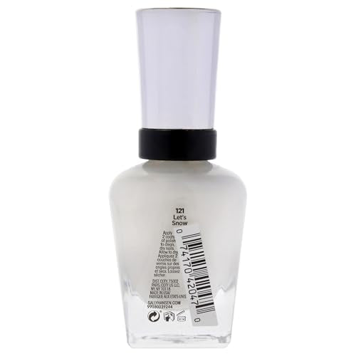 Sally Hansen Complete Salon Manicure Nail Polish | Multi-Benefit Nail Color | Strengthening Keratin Formula | 195 Let's Snow Beauty & Personal Care Sally Hansen